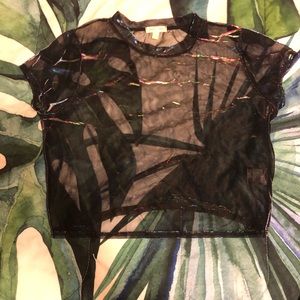 Urban outfitters iridescent shirt
